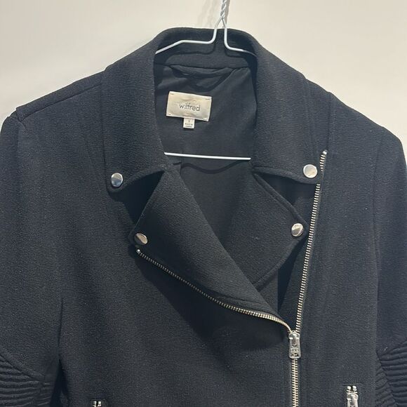 Wilfred Black Biker Jacket - Picture 2 of 7